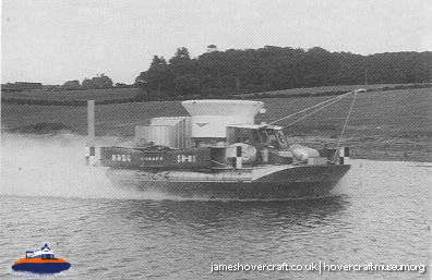 SRN1 fitted with a new skirt -  (credit: The <a href='http://www.hovercraft-museum.org/' target='_blank'>Hovercraft Museum Trust</a>).